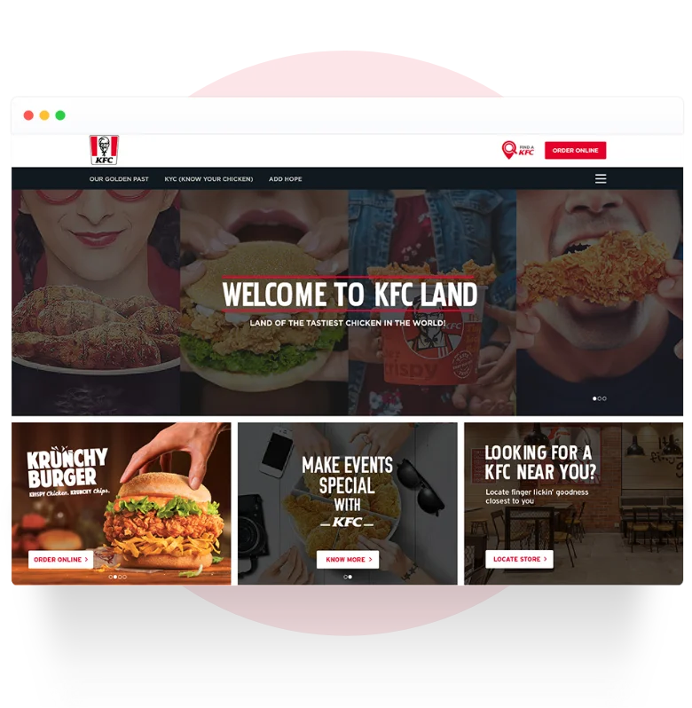 Revolutionizing KFC's Digital Presence: UI/UX by Neuronimbus